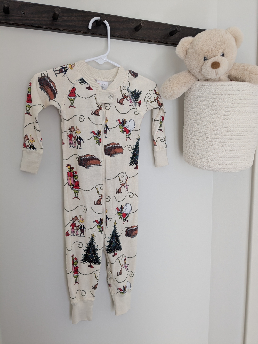 Hanna Andersson Holiday Grinch Print PJs